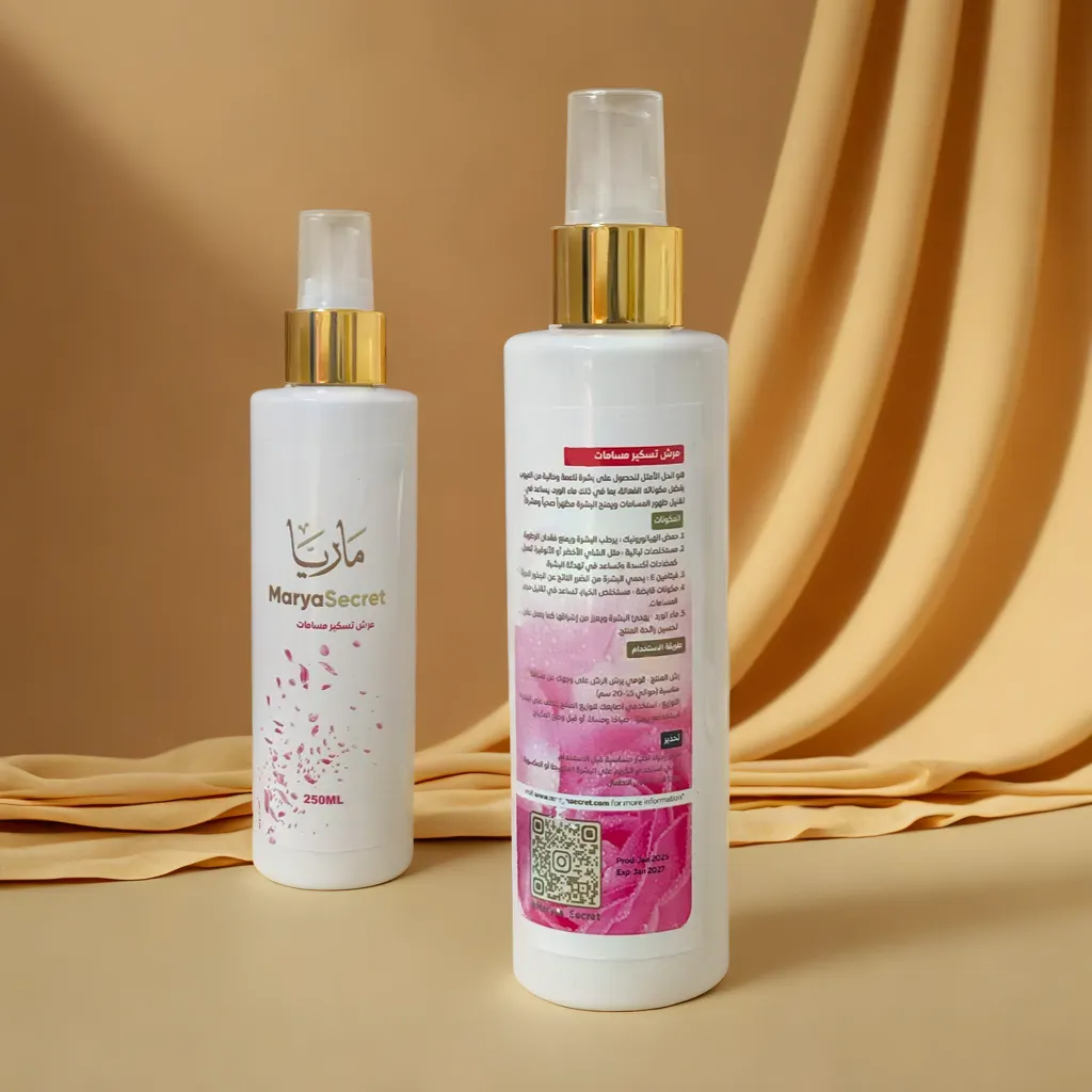 Facial pore-closing spray